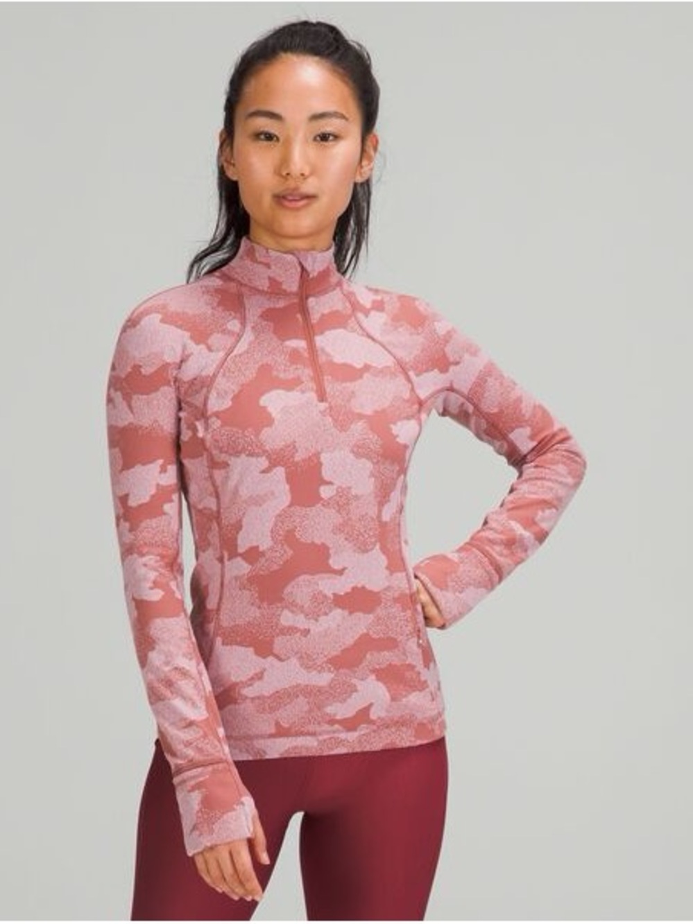 Lululemon It’s Rulu Run Half Zip long sleeve Shirt